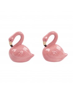 Indelių rinkinys druskai ir pipirams - flamingai